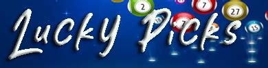 lucky picks|Luckypicks.com website. Personal Lucky Picks.
